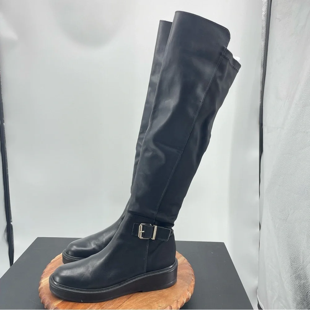 Dolce‎ Vita Women's Ember Tall Boot, Black Leather, Size 8